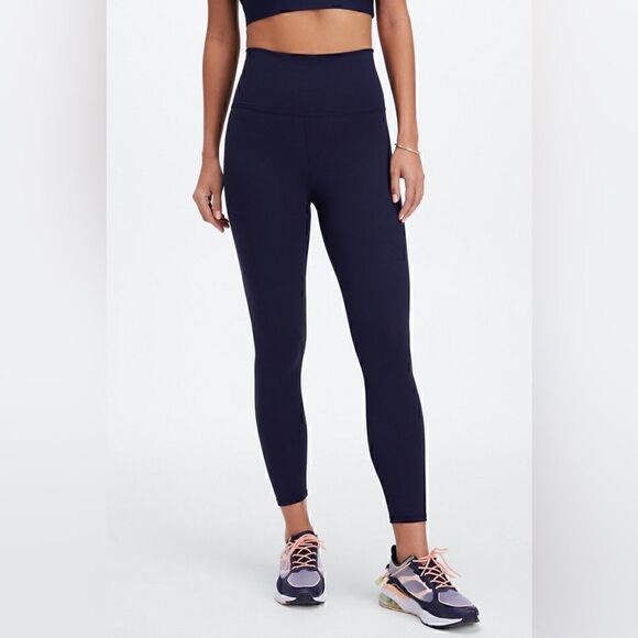 Fabletics NWT Ultra High Waisted PureLuxe 7/8 Leggings - Deep Navy - L - Picture 2 of 6